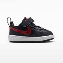Nike Court Borough Low - BabyToddler - Black/Anthracite/White/University Red