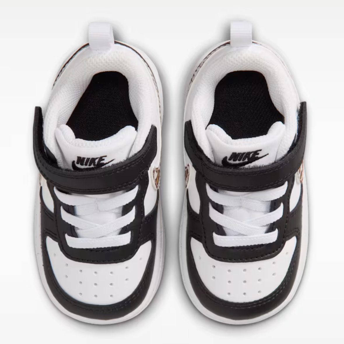 Nike Court Borough Low – BabyToddler – BlackWhiteGum Medium BrownWhite (2)