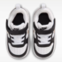 Nike Court Borough Low BabyToddler BlackWhiteGum Medium BrownWhite 2