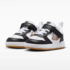 Nike Court Borough Low BabyToddler BlackWhiteGum Medium BrownWhite 3