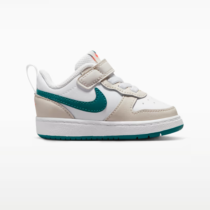 Nike Court Borough Low - BabyToddler - Phantom/White/Total Orange/Bright Spruce