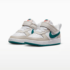Nike Court Borough Low BabyToddler PhantomWhiteTotal OrangeBright Spruce 3