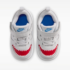 Nike Court Borough Low BabyToddler Pure PlatinumUniversity RedGame RoyalWolf Grey 2