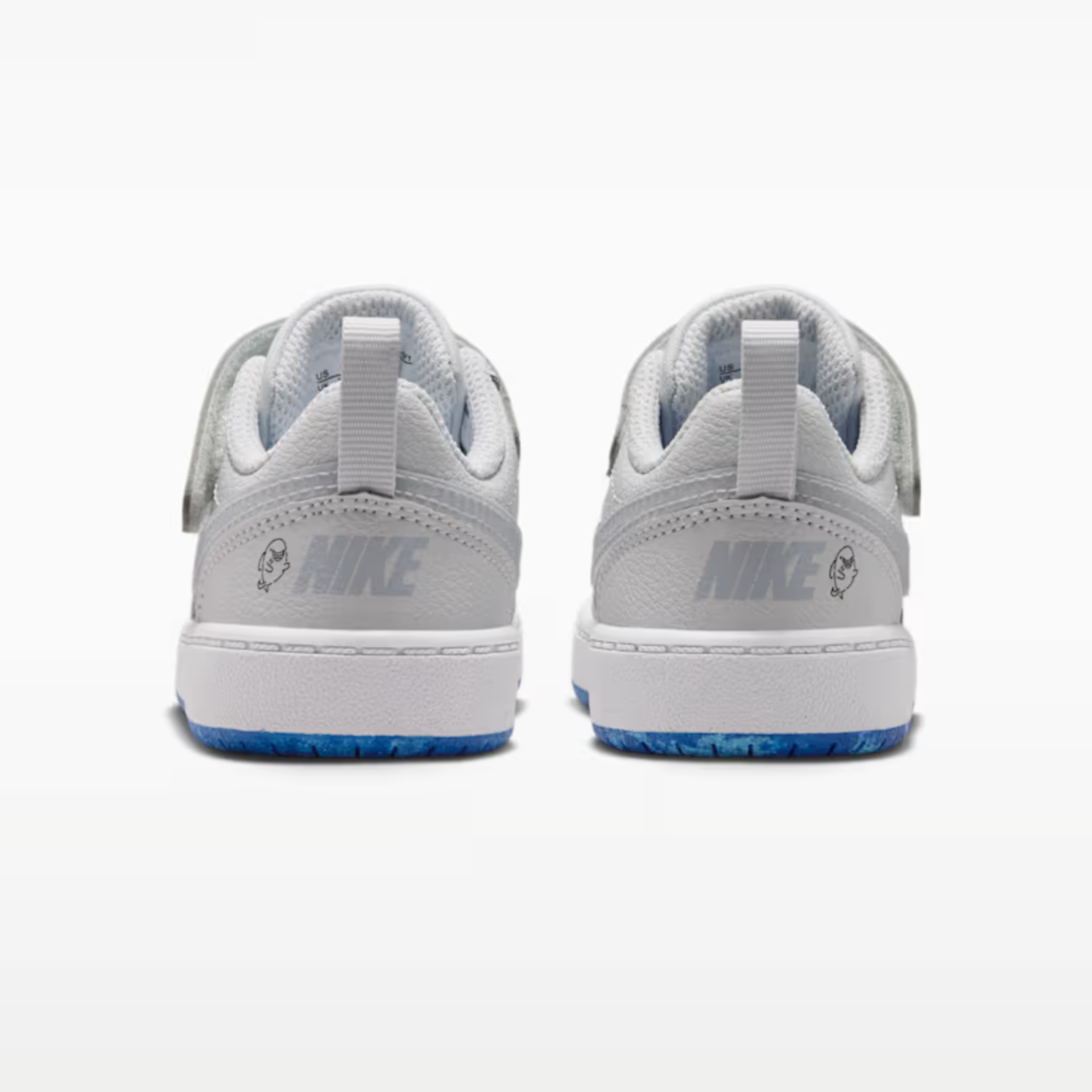 Nike Court Borough Low – BabyToddler – Pure PlatinumUniversity RedGame RoyalWolf Grey (4)