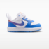 Nike Court Borough Low - BabyToddler - White/Bright Violet/Turf Orange/Blue Crystal