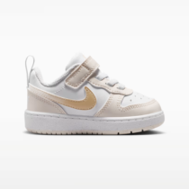 Nike Court Borough Low - Baby/Toddler - White/Chalk/White/Shimmer