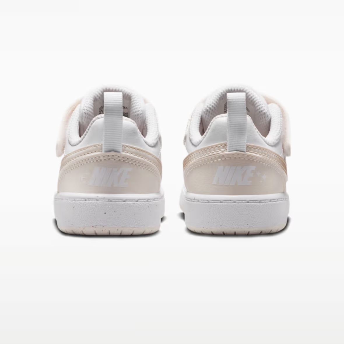 Nike Court Borough Low – BabyToddler – WhiteChalkWhiteShimmer (4)