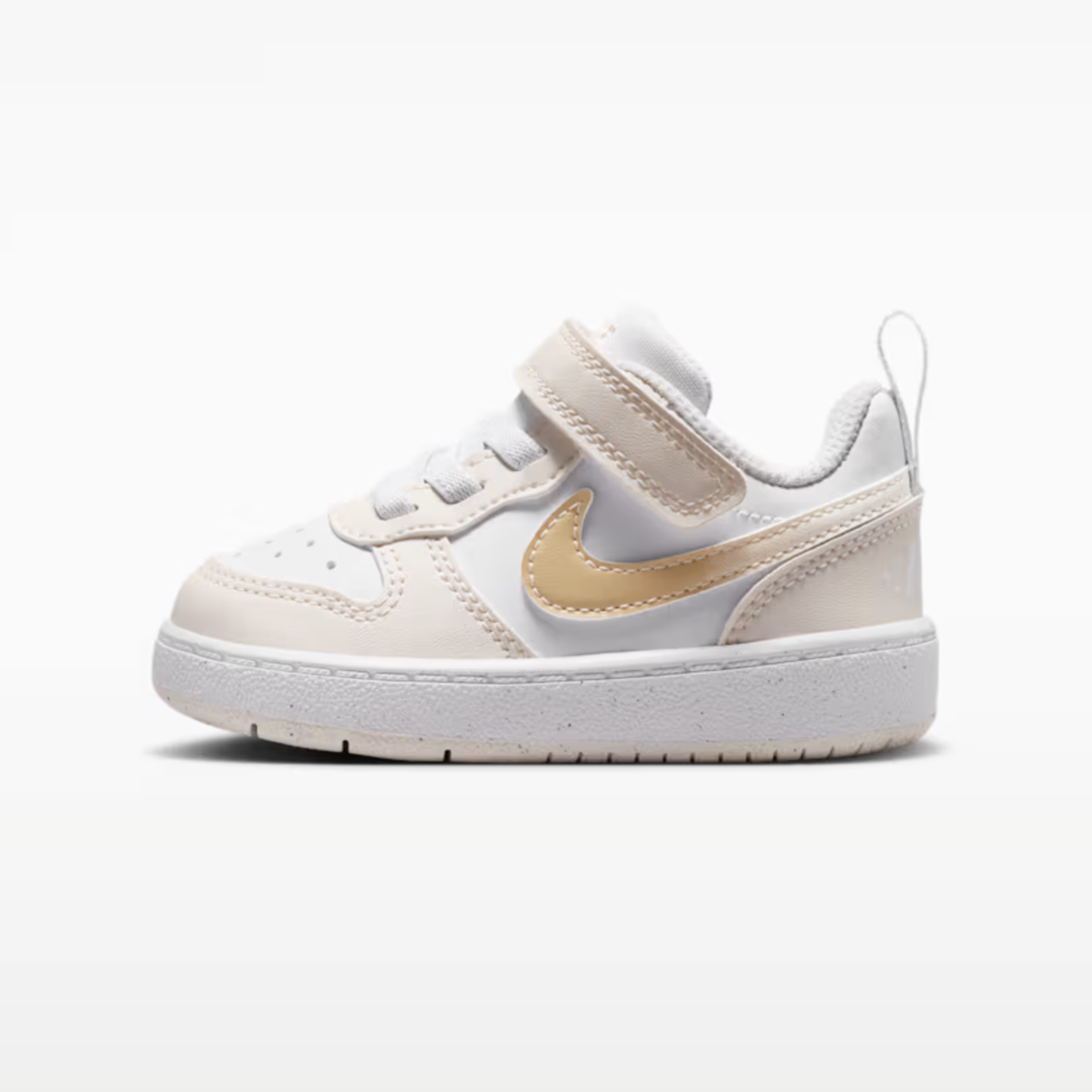 Nike Court Borough Low – BabyToddler – WhiteChalkWhiteShimmer (5)