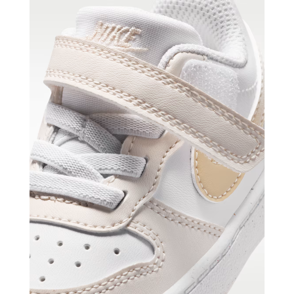 Nike Court Borough Low – BabyToddler – WhiteChalkWhiteShimmer (7)
