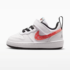 Nike Court Borough Low BabyToddler WhitePicante RedBarely VoltCurrent Blue 4