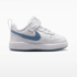 Nike Court Borough Low BabyToddler WhiteWork Blue 1