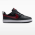 Nike Court Borough Low Little Kids BlackAnthraciteWhiteUniversity Red 1