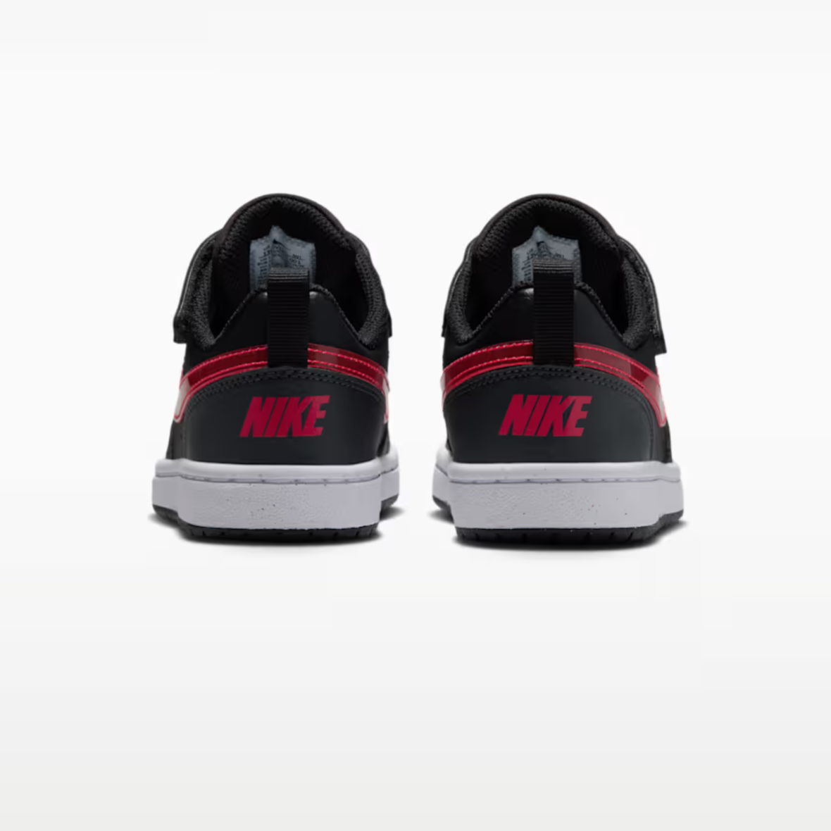 Nike Court Borough Low – Little Kids – BlackAnthraciteWhiteUniversity Red (4)