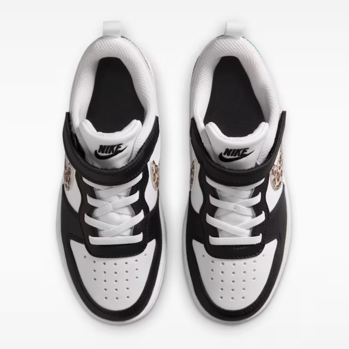 Nike Court Borough Low – Little Kids – BlackWhiteGum Medium BrownWhite (2)