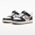 Nike Court Borough Low Little Kids BlackWhiteGum Medium BrownWhite 3