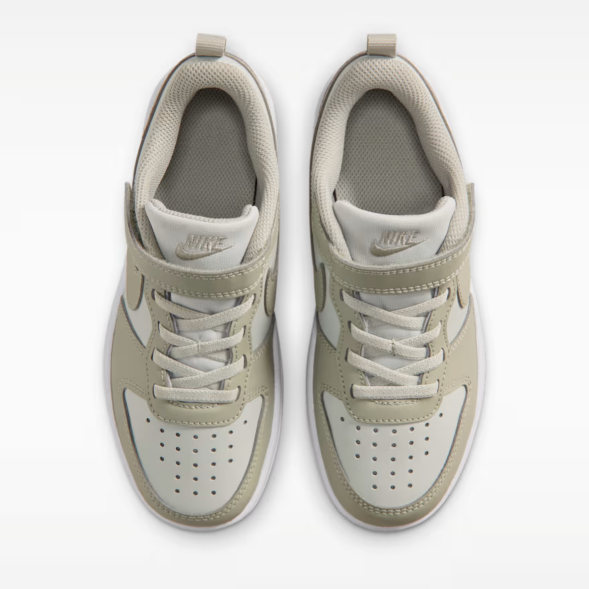 Nike Court Borough Low – Little Kids – Light SilverWhiteSpruce Fog (2)