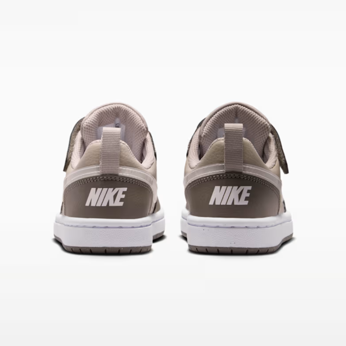 Nike Court Borough Low – Little Kids – Moon ParticleCave StoneWhiteWhite (4)