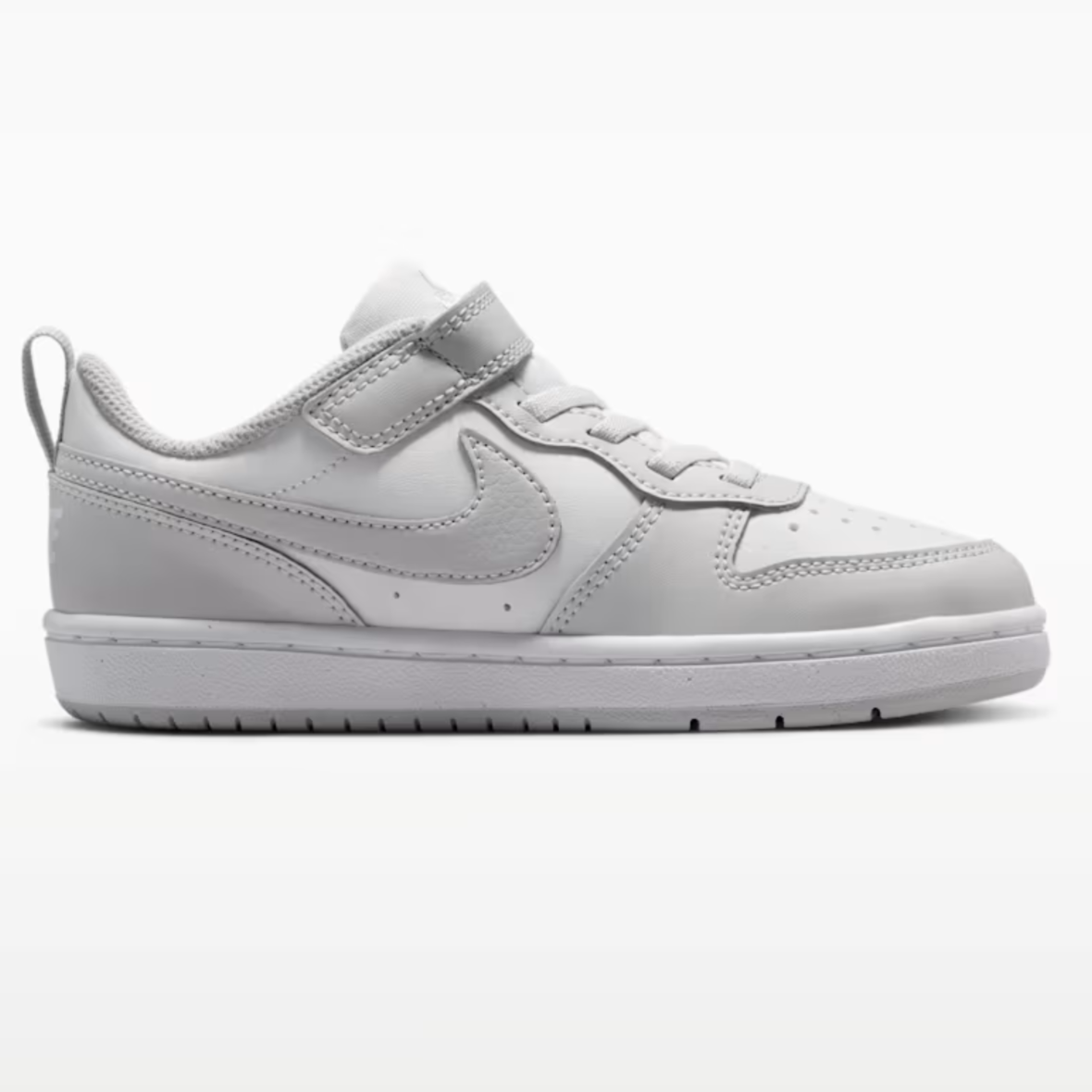 Nike Court Borough Low – Little Kids – Off White/White/Grey Fog