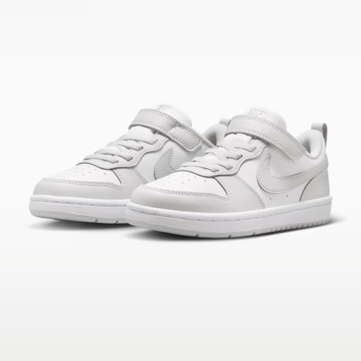 Nike Court Borough Low – Little Kids – Off WhiteWhiteGrey Fog (3)