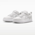 Nike Court Borough Low Little Kids Off WhiteWhiteGrey Fog 3