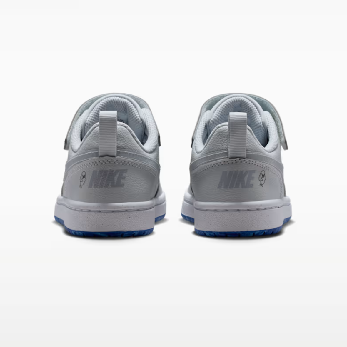 Nike Court Borough Low – Little Kids – Pure PlatinumUniversity RedGame RoyalWolf Grey (4)