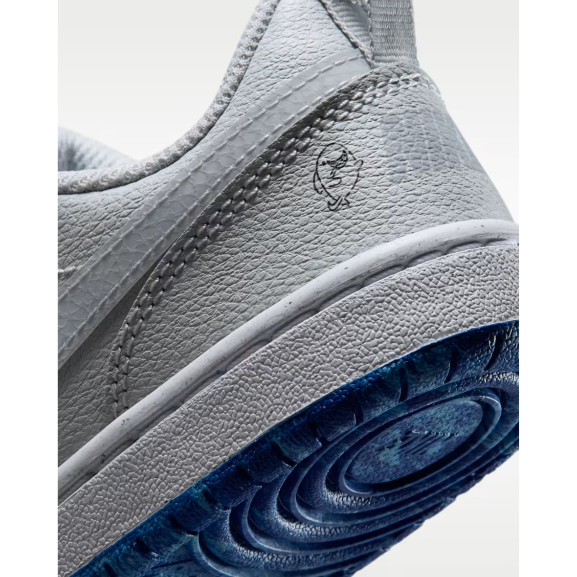 Nike Court Borough Low – Little Kids – Pure PlatinumUniversity RedGame RoyalWolf Grey (8)