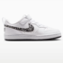 Nike Court Borough Low Little Kids WhiteBlack 1
