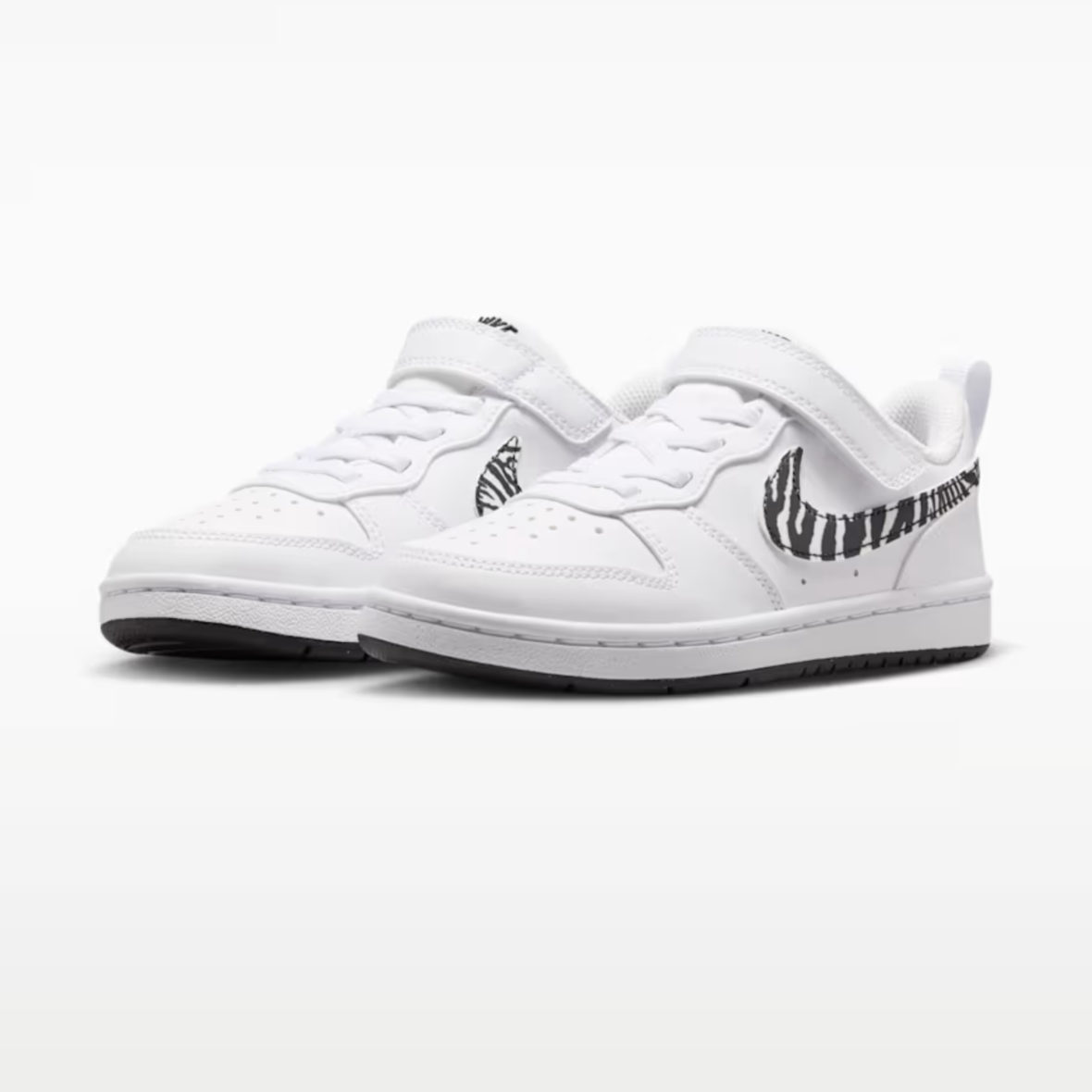 Nike Court Borough Low – Little Kids – WhiteBlack (3)