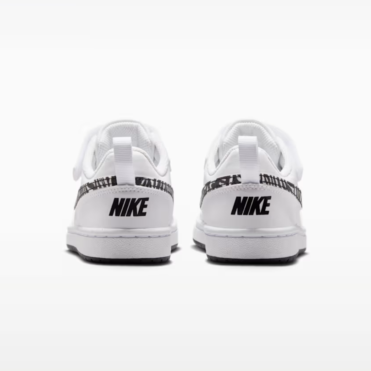 Nike Court Borough Low – Little Kids – WhiteBlack (4)