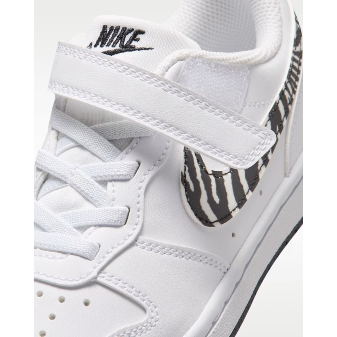 Nike Court Borough Low – Little Kids – WhiteBlack (7)