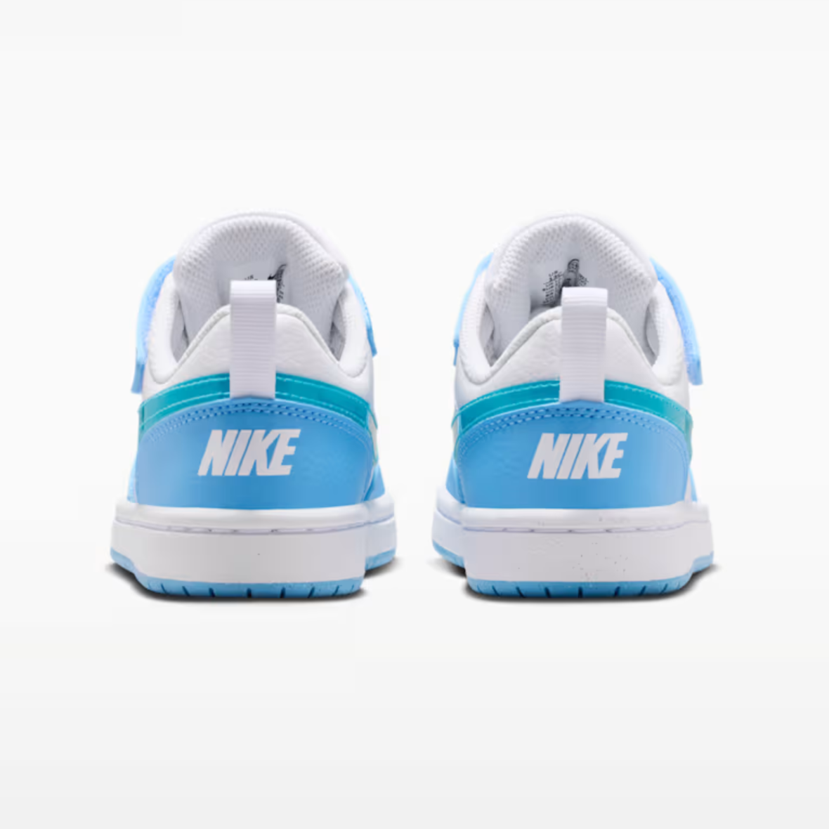 Nike Court Borough Low – Little Kids – WhiteFootball BlueEnergy (4)