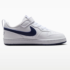 Nike Court Borough Low Little Kids WhiteMidnight Navy 1