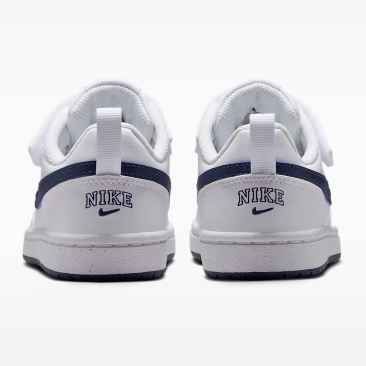 Nike Court Borough Low – Little Kids – WhiteMidnight Navy (4)
