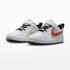 Nike Court Borough Low Little Kids WhitePicante RedBarely VoltCurrent Blue 3