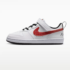 Nike Court Borough Low Little Kids WhitePicante RedBarely VoltCurrent Blue 5