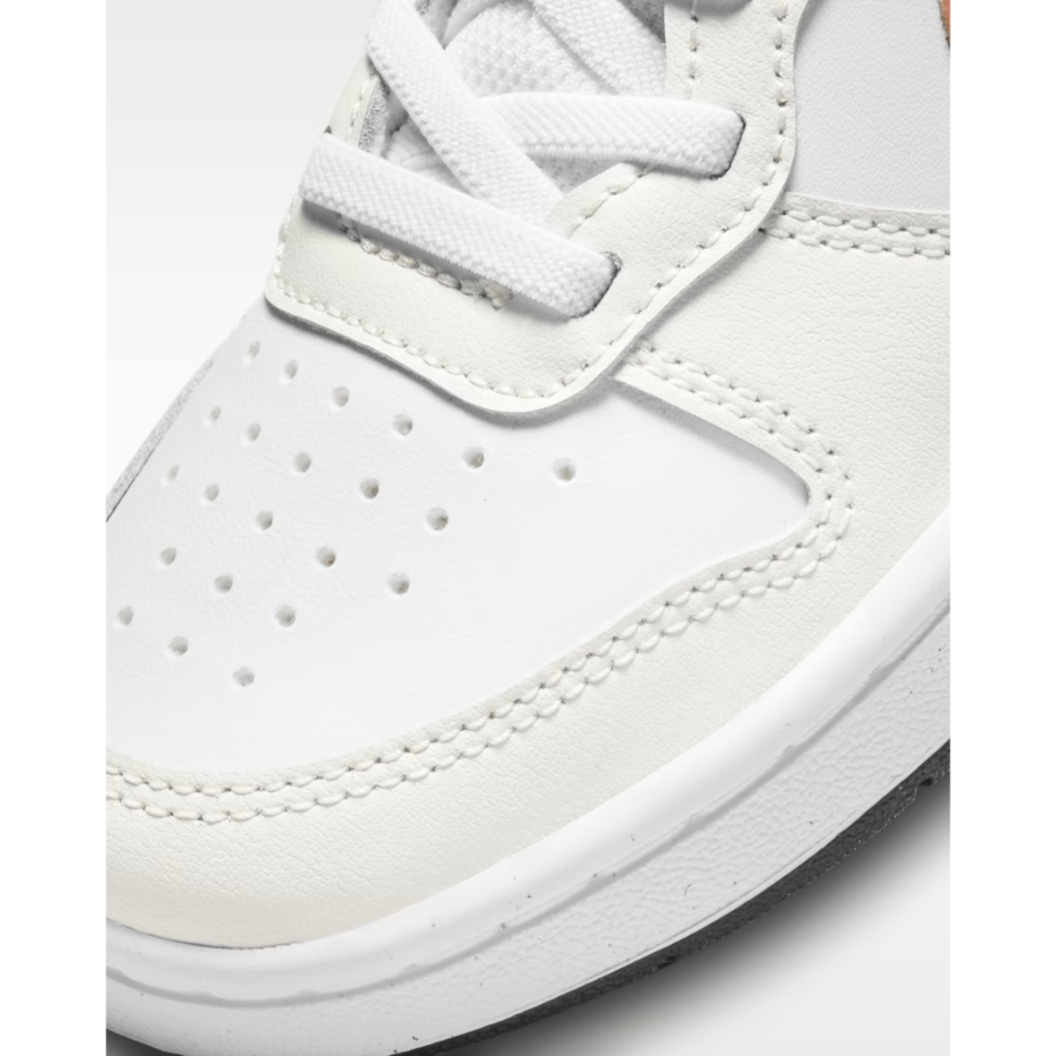 Nike Court Borough Low – Little Kids – WhiteSummit WhiteDark Smoke GreyMetallic Red Bronze (7)