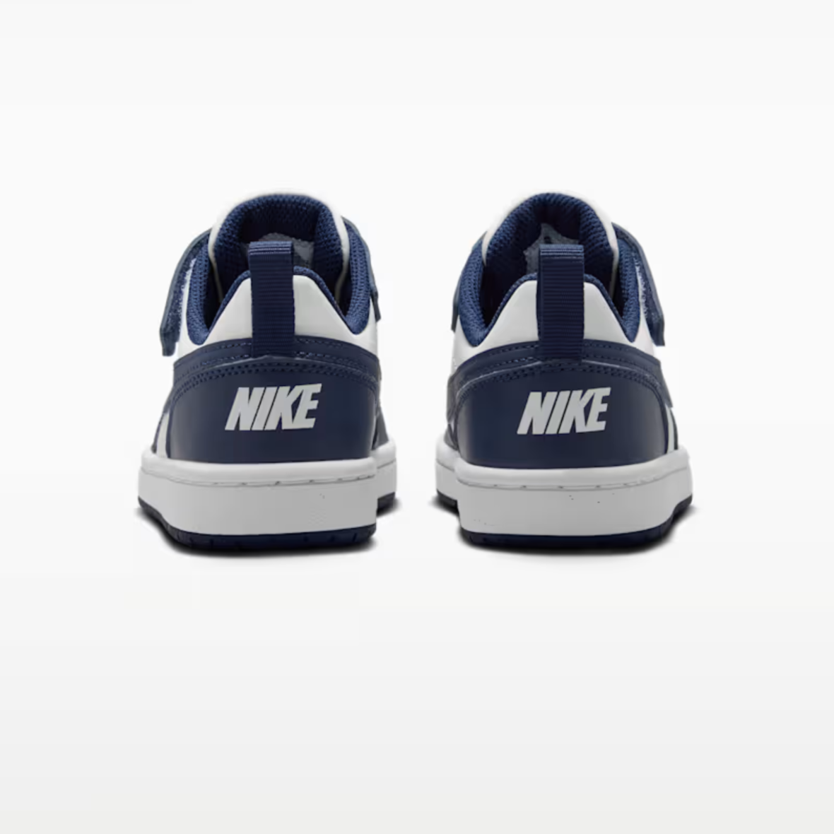 Nike Court Borough Low – Little Kids – WhiteWhiteMidnight Navy (4)