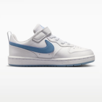Nike Court Borough Low - Little Kids - WhiteWork Blue (1)