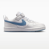 Nike Court Borough Low Little Kids WhiteWork Blue 1
