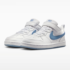 Nike Court Borough Low Little Kids WhiteWork Blue 3