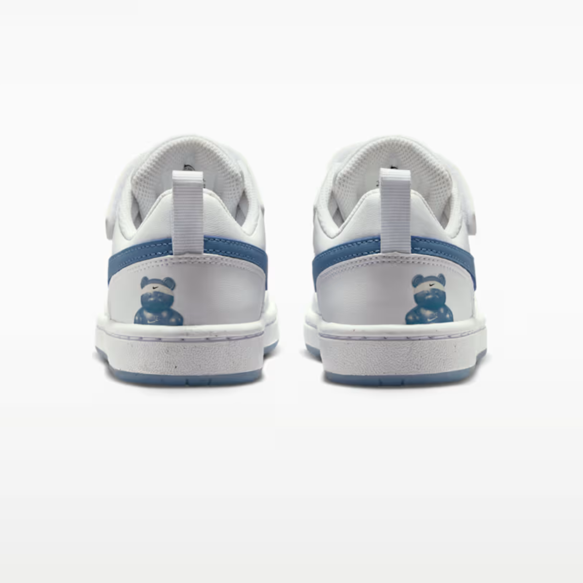 Nike Court Borough Low – Little Kids – WhiteWork Blue (4)