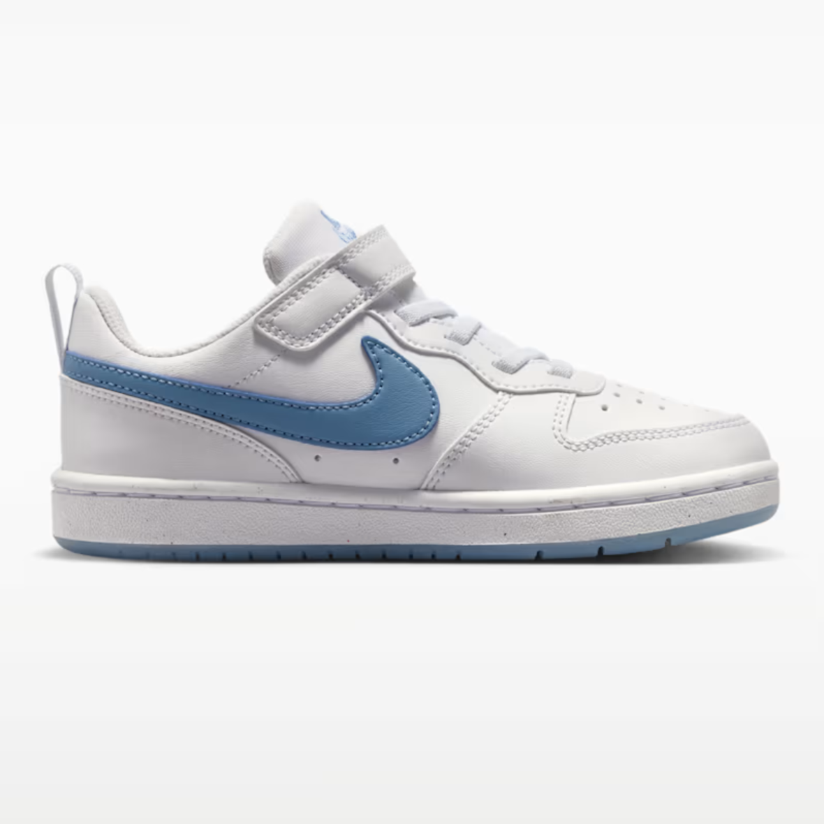Nike Court Borough Low – Little Kids – WhiteWork Blue (5)