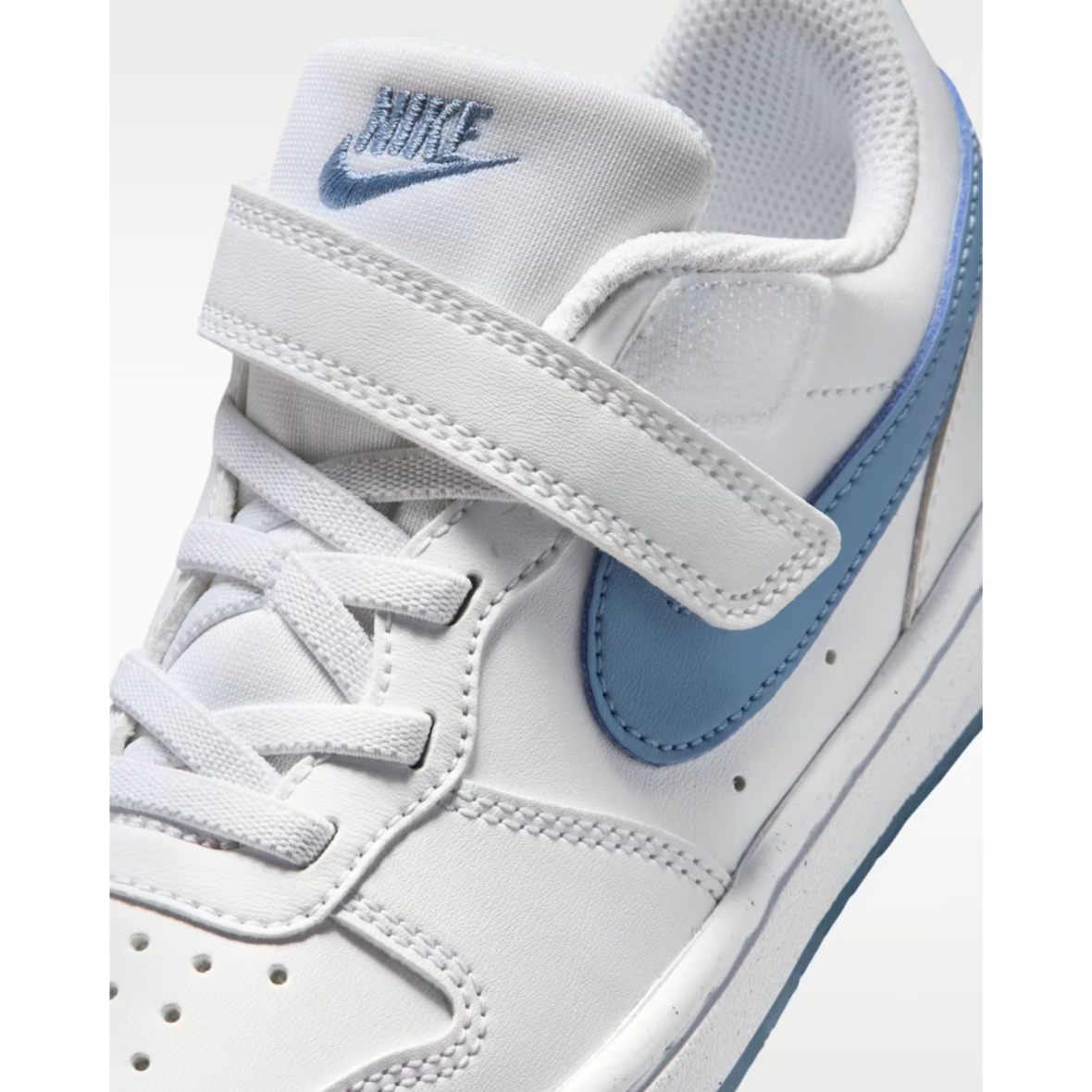 Nike Court Borough Low – Little Kids – WhiteWork Blue (7)
