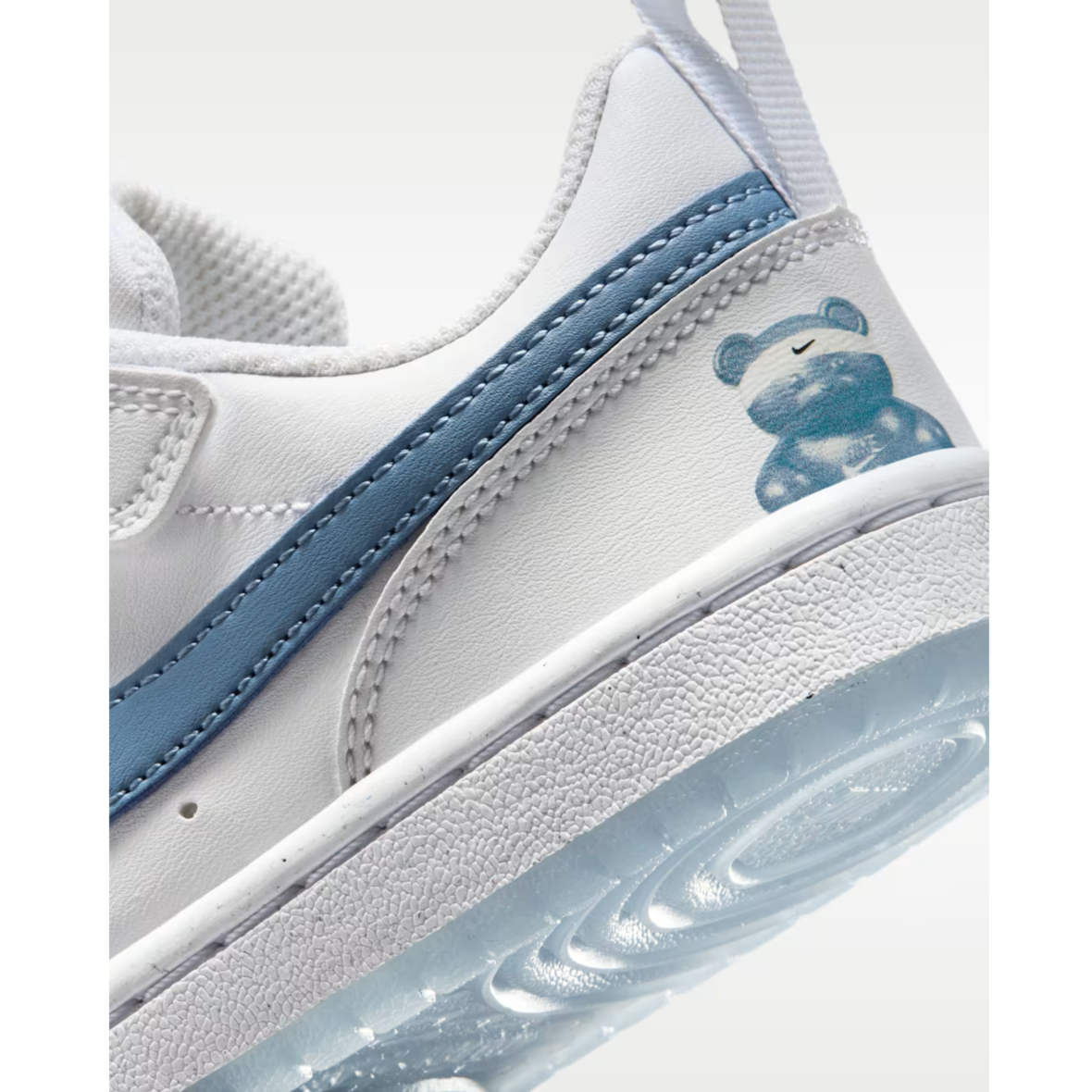 Nike Court Borough Low – Little Kids – WhiteWork Blue (8)
