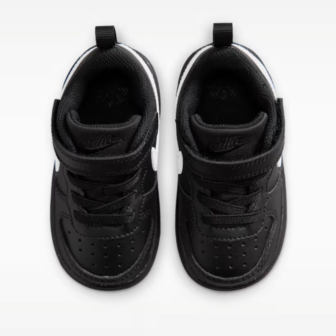 Nike Court Borough Low Recraft – BabyToddler – BlackBlackWhite (2)