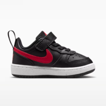 Nike Court Borough Low Recraft - BabyToddler - Black/White/University Red