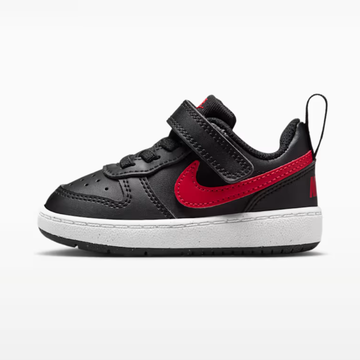Nike Court Borough Low Recraft – BabyToddler – BlackWhiteUniversity Red (5)