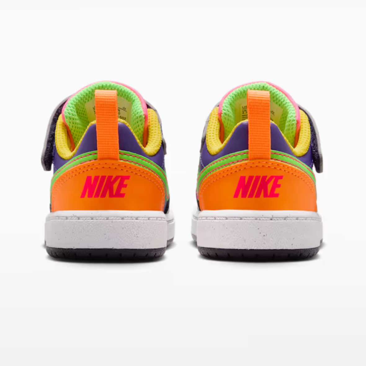 Nike Court Borough Low Recraft – BabyToddler – Court PurpleHyper PinkGreen Strike (4)