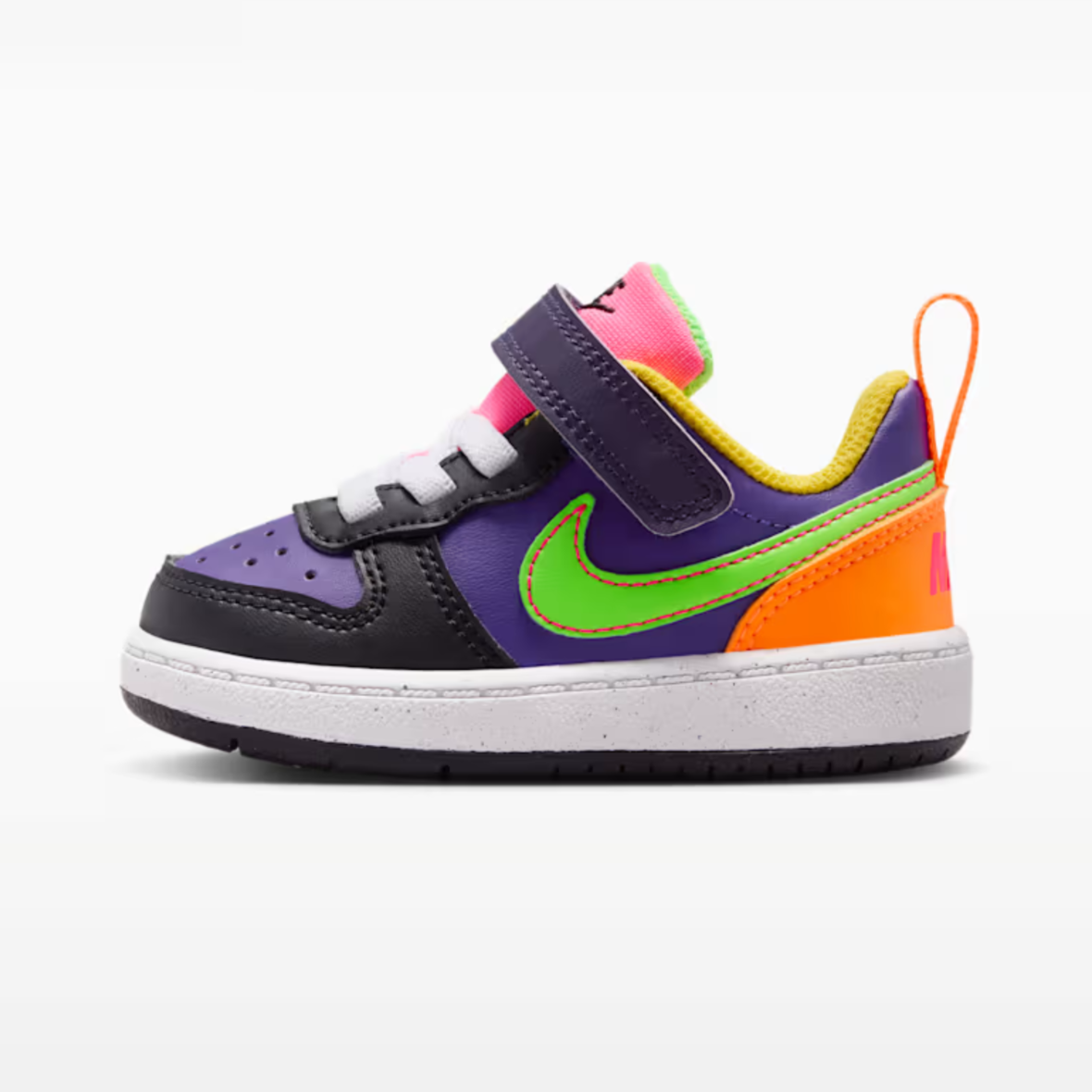 Nike Court Borough Low Recraft – BabyToddler – Court PurpleHyper PinkGreen Strike (5)
