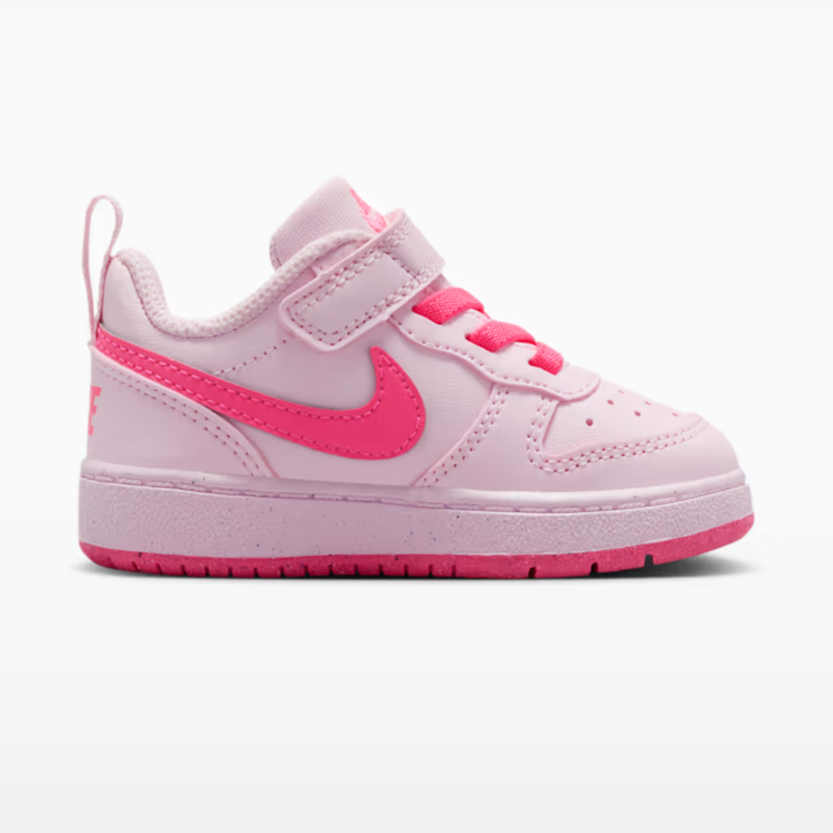 Nike Court Borough Low Recraft – BabyToddler – Pink Foam/White/Hyper Pink